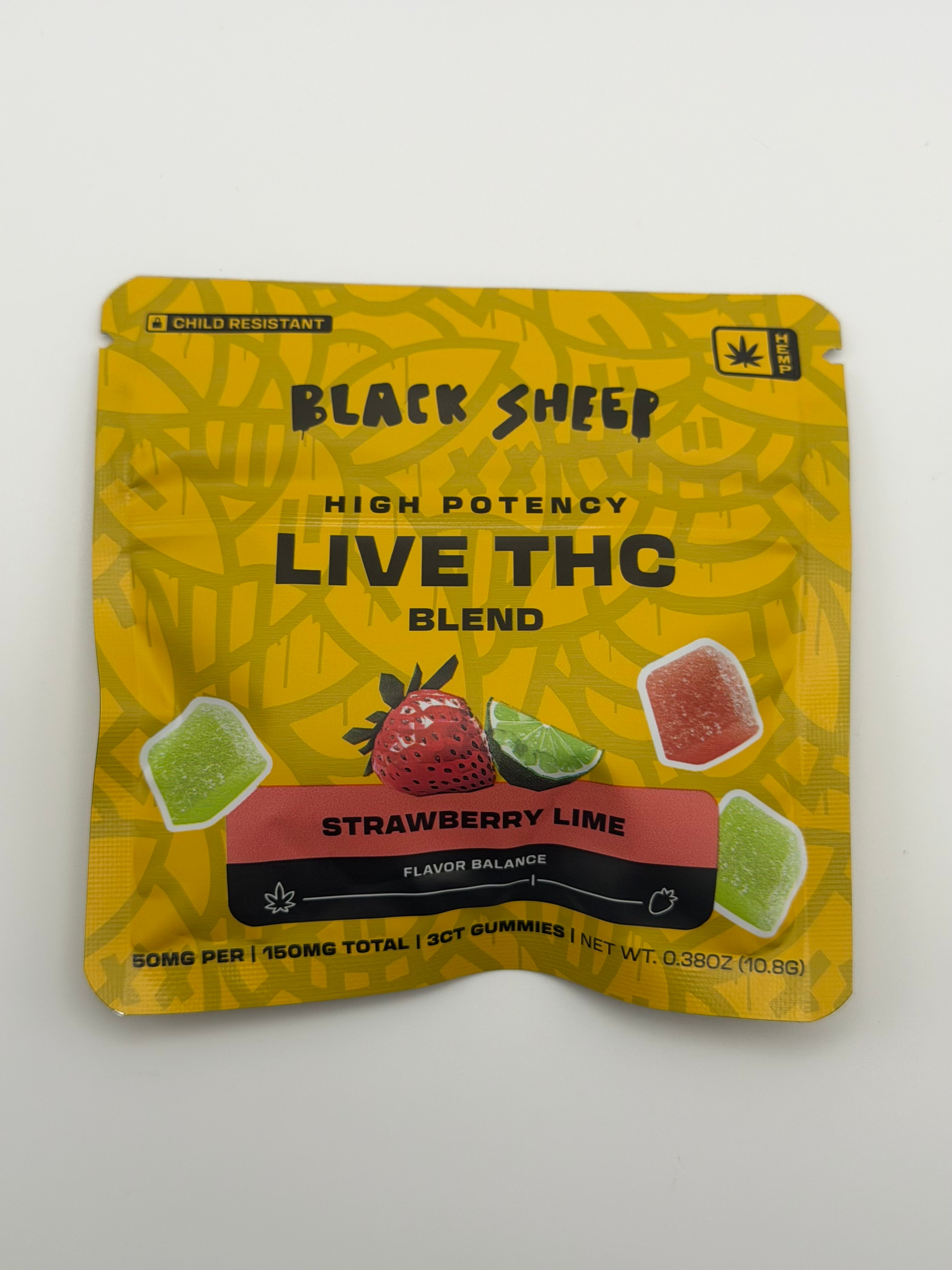 Black Sheep 150MG 3 Gummie Pack