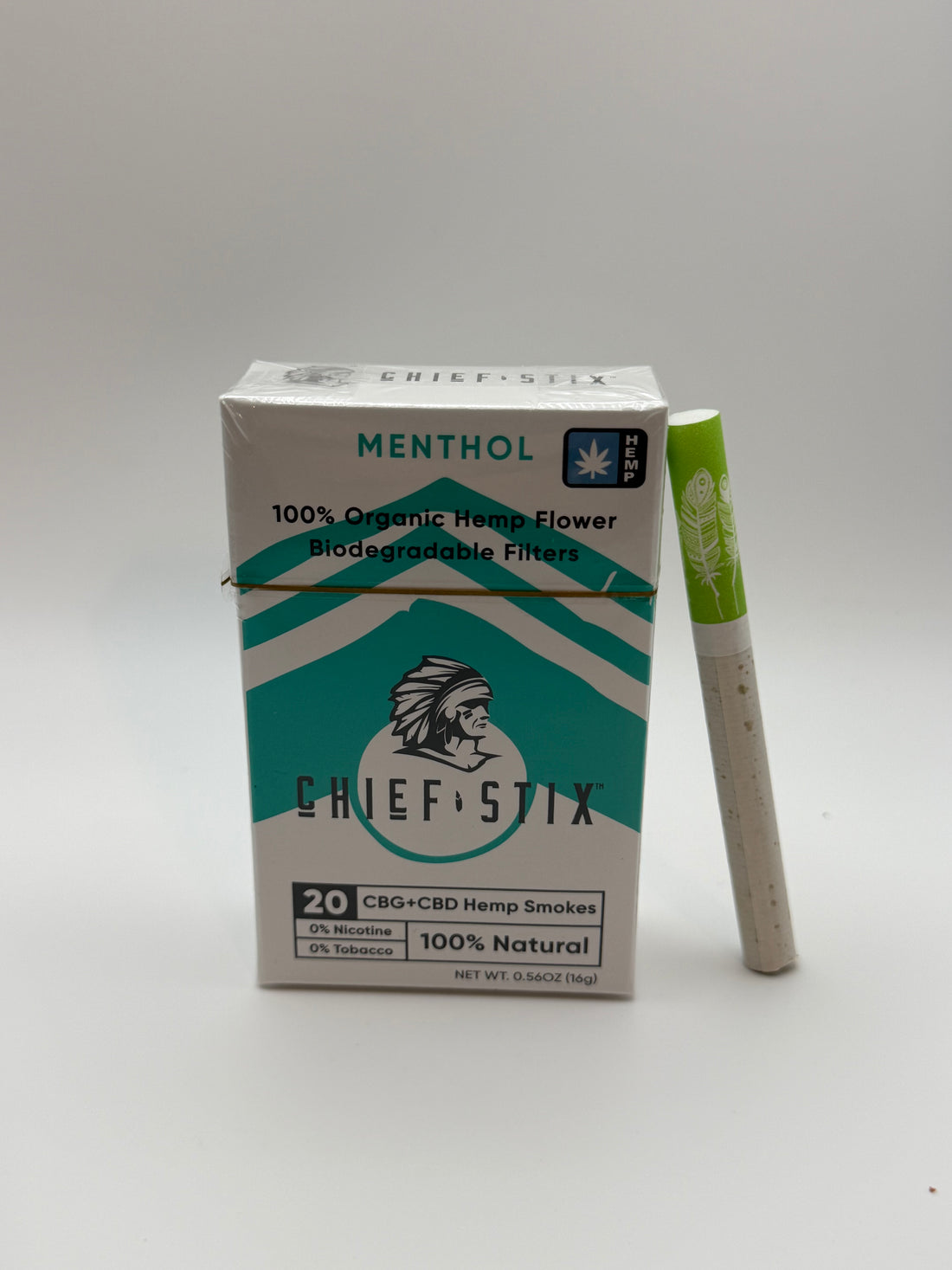 Chief Stix 20ct CBD + CBG Hemp Smokes